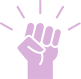 Raised fists in unity